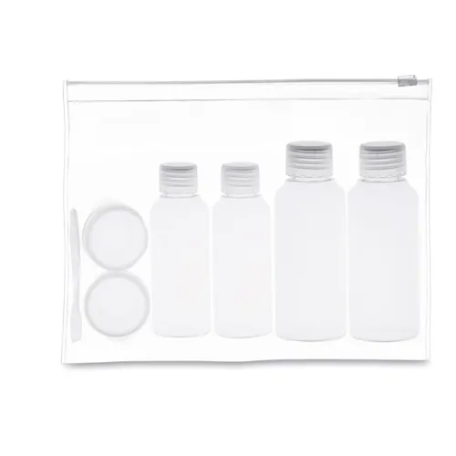 AIRPRO Travelling pouch with bottles transparent 