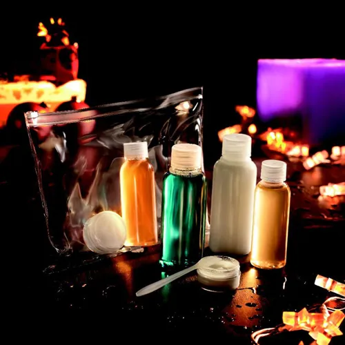 AIRPRO Travelling pouch with bottles transparent 