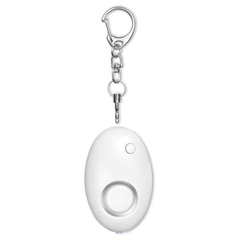ALARMY Personal alarm with key ring white 
