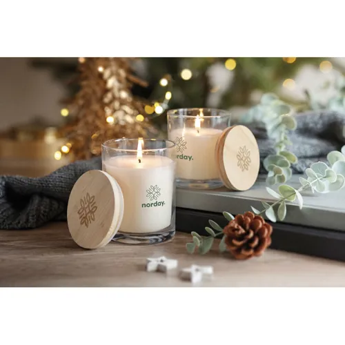 ANCIENT HIGH Vanilla fragranced candle transparent 