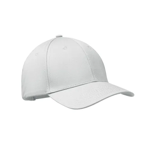 BAHAMAS 6 panel cotton baseball cap white 