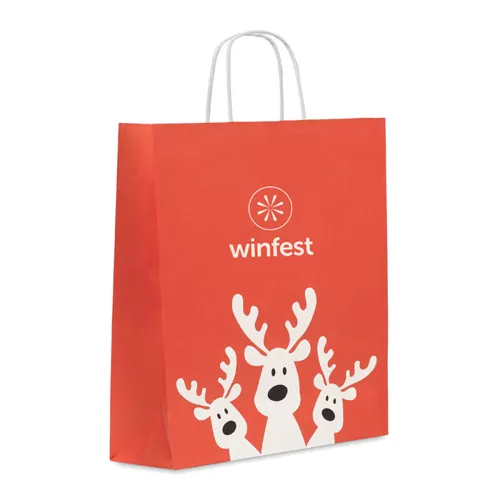 BAO LARGE Gift paper bag large red 