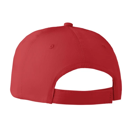 BASIE APOLLO 6 panel baseball sapka 160g/m² Piros 