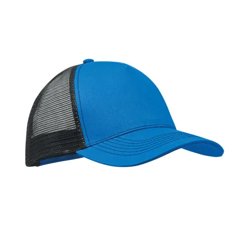 BLIST 5 panel trucker cap royal blue 