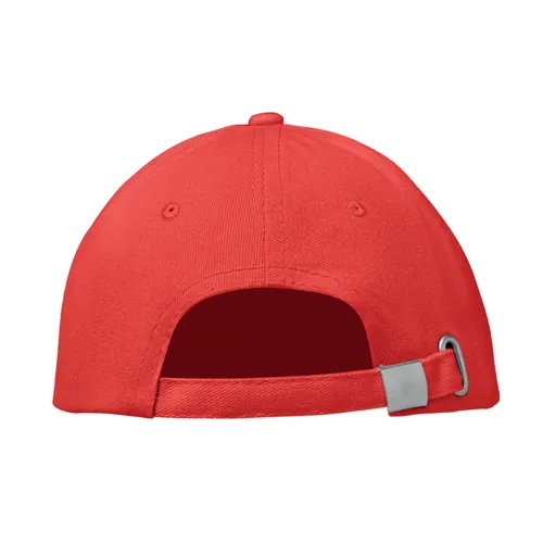 BUFFALO 6 panel baseball sapka 260g/m² Piros 