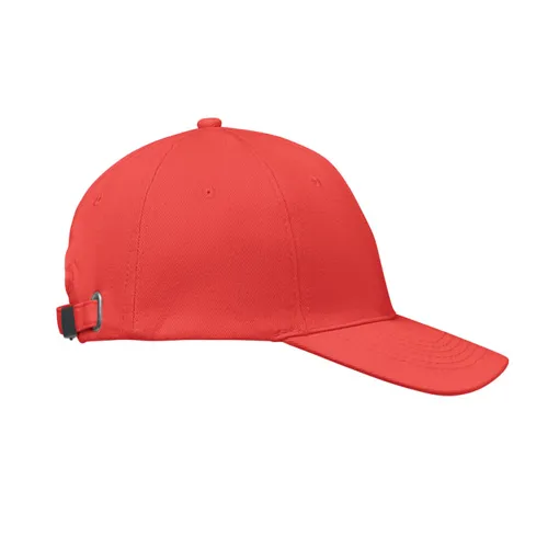 BUFFALO 6 panel baseball sapka 260g/m² Piros 