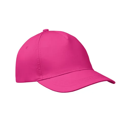 BUZZ 5 panel baseball sapka 160g/m² Fukszia 