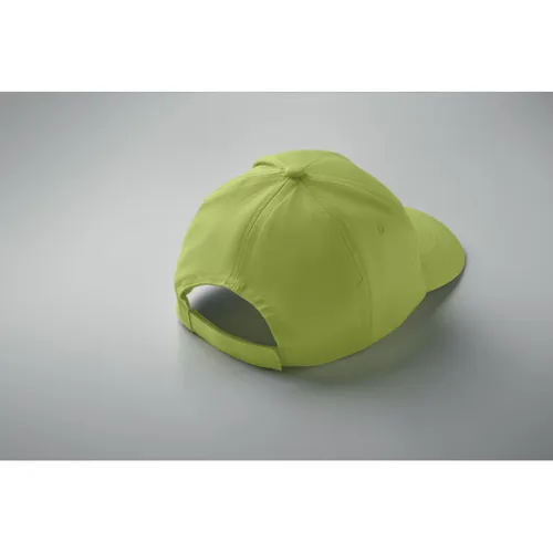 BUZZ 5 panel baseball sapka 160g/m² Lime 