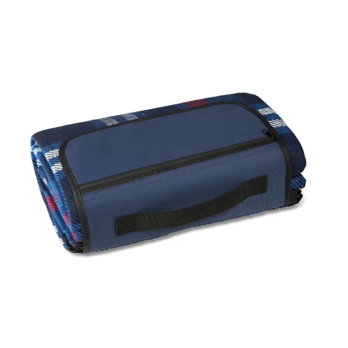 CENTRAL PARK Polyester picnic blanket blue 