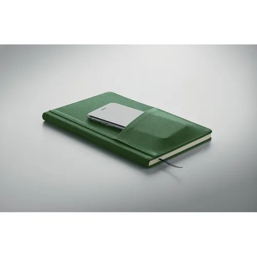 CINCO A5 notebook PU front pocket dark green 