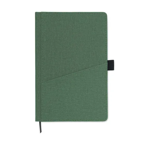 CINCO A5 notebook PU front pocket dark green 