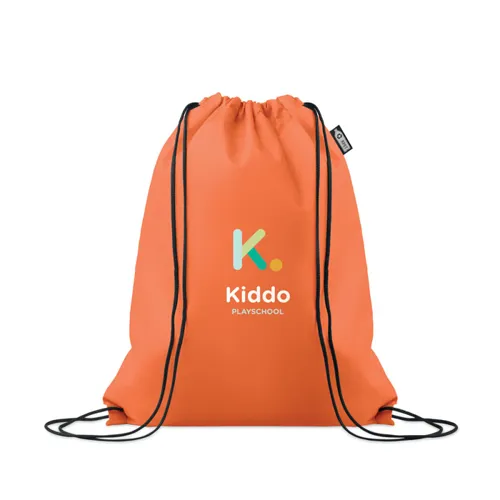 DAFFY RPET Drawstring bag RPET non-woven orange 
