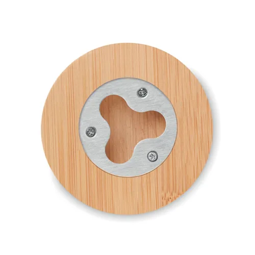 DAKAI Bamboo bottle opener/ coaster wood 