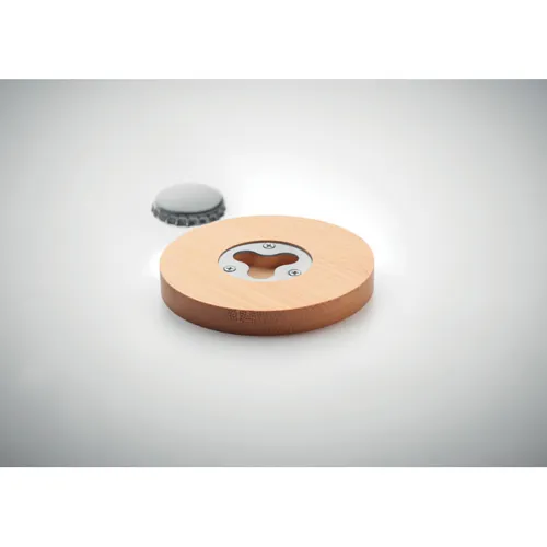 DAKAI Bamboo bottle opener/ coaster wood 