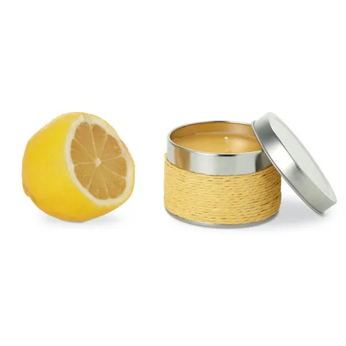 DELICIOUS Fragrance candle yellow 
