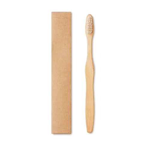 DENTOBRUSH Bamboo toothbrush in Kraft box white 