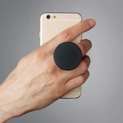 DOT Round phone holder black 