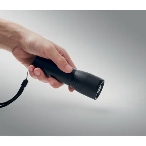 ENTA Small aluminium LED flashlight black 