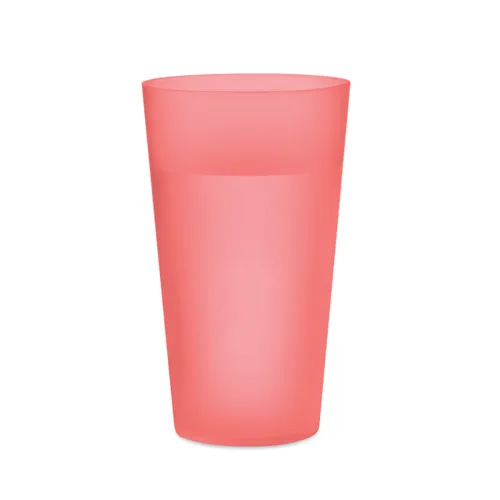 FESTA LARGE Reusable event cup 500ml transparent red 