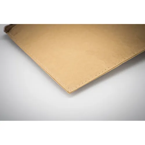 FLAT CASE Woven paper pencil case beige 
