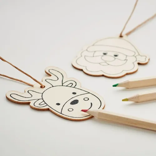 FUNCOOL Drawing wooden ornaments set wood 