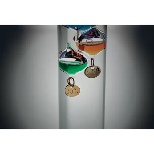 GALI Galileo thermometer glass 28cm transparent 