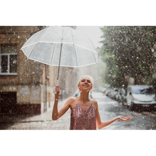 GOTA 23 inch transparent umbrella white 