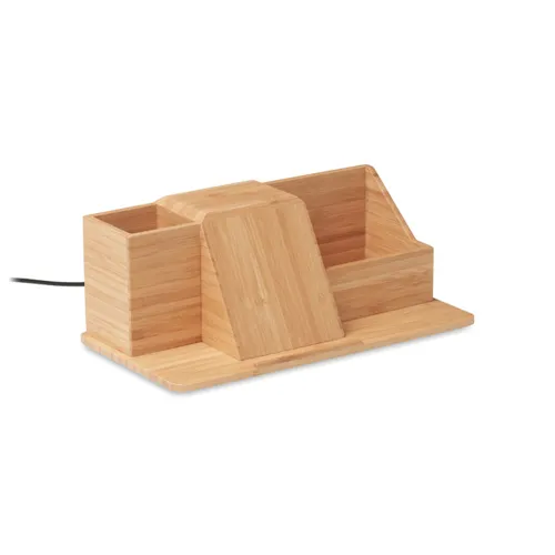 GROOVY Desktop wireless charger  15W wood 