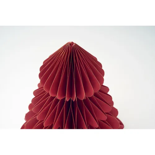 HARMOBIG Paper Xmas tree decoration red 