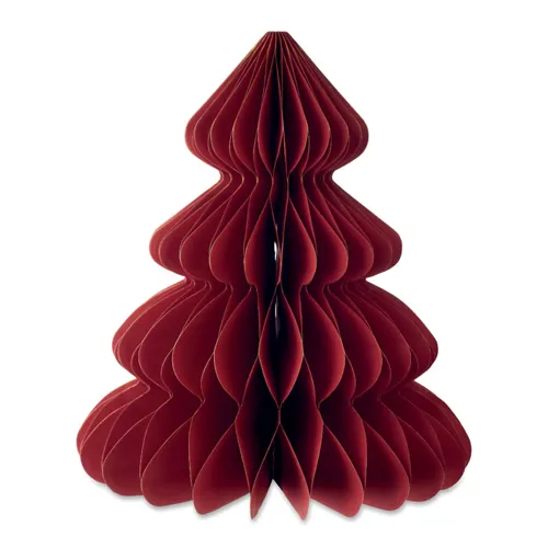 HARMOBIG Paper Xmas tree decoration red 