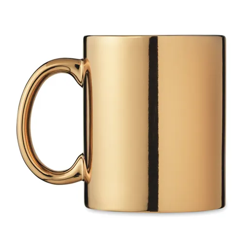 HOLLY Ceramic mug metallic 300 ml gold 
