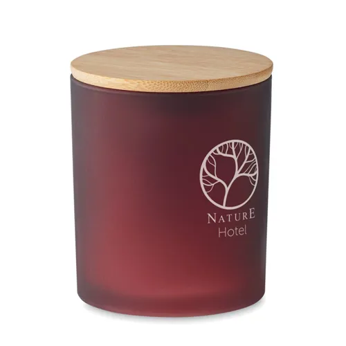 KEOPS LARGE Plant based wax candle 280 gr burgundy 