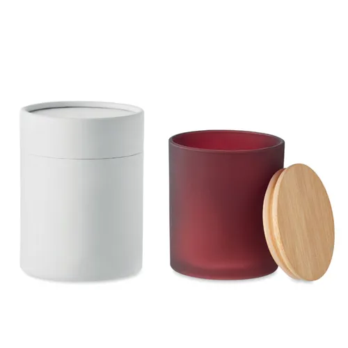 KEOPS LARGE Plant based wax candle 280 gr burgundy 
