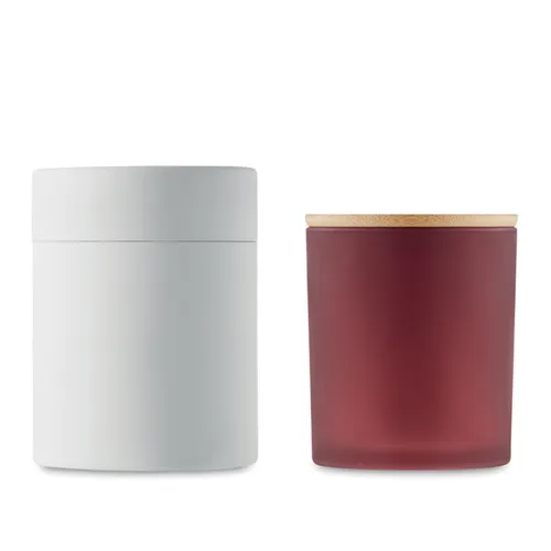 KEOPS LARGE Plant based wax candle 280 gr burgundy 