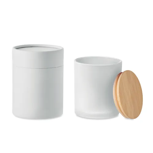 KEOPS MEDIUM Plant based wax candle 200 gr white 