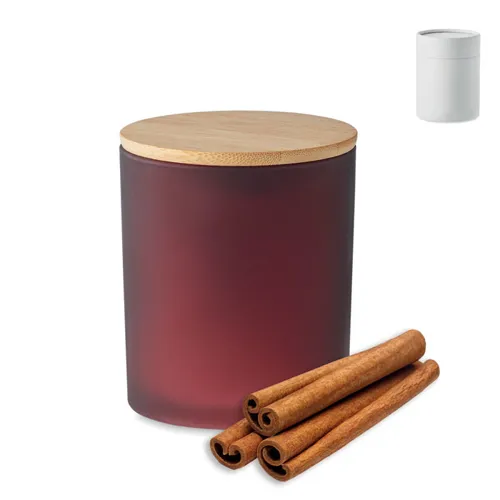KEOPS MEDIUM Plant based wax candle 200 gr burgundy 