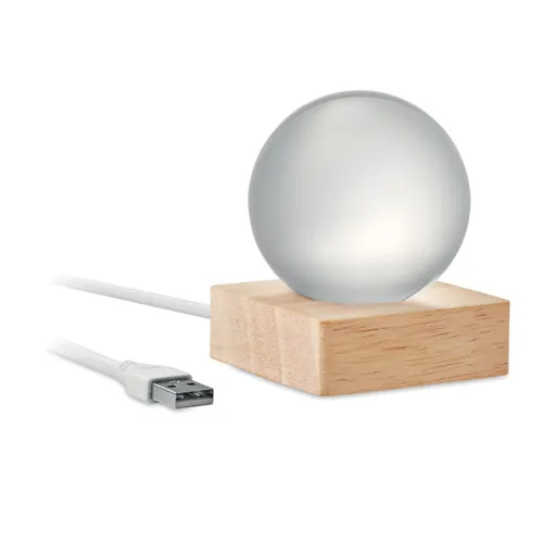 LIGHT LED üveggömb Fa 
