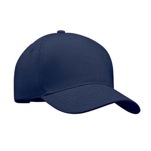 LONG BEACH SINGA 5 panel baseball sapka 260g/m² Francia Tengerészkék 