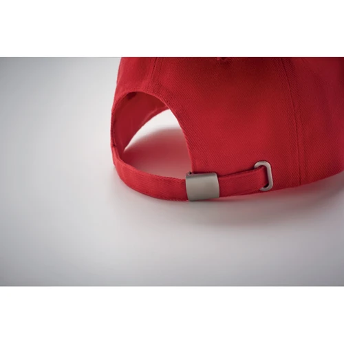 LONG BEACH SINGA 5 panel baseball sapka 260g/m² Piros 