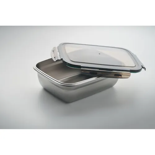 LOX PLUS Lunch box 1500 ml transparent grey 