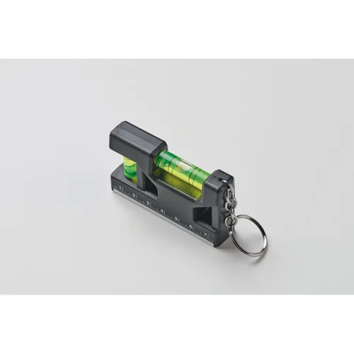 MAGEVEL Magnetic level ABS key ring black 