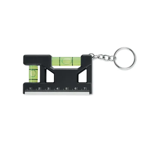 MAGEVEL Magnetic level ABS key ring black 