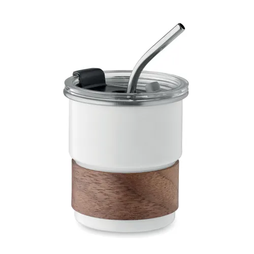 MATE Szimplafalú pohár 260 ml Fehér 