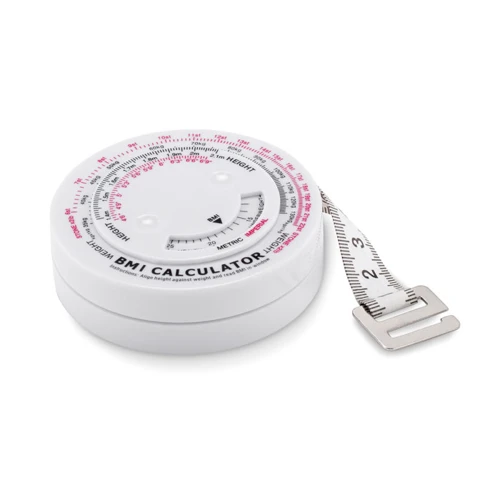 MEASURE IT BMI measuring tape white 
