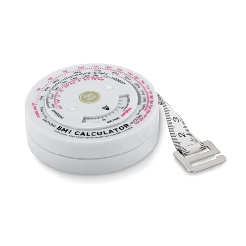 MEASURE IT BMI measuring tape white 