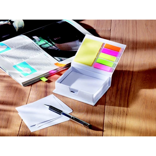 MEMOKIT Memo notes pad dispencer white 