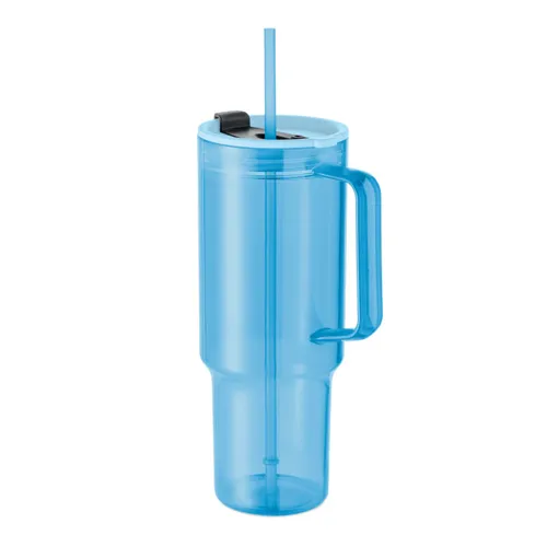 MUGORA RPET pohár 1200 ml Áttetsző Világoskék 
