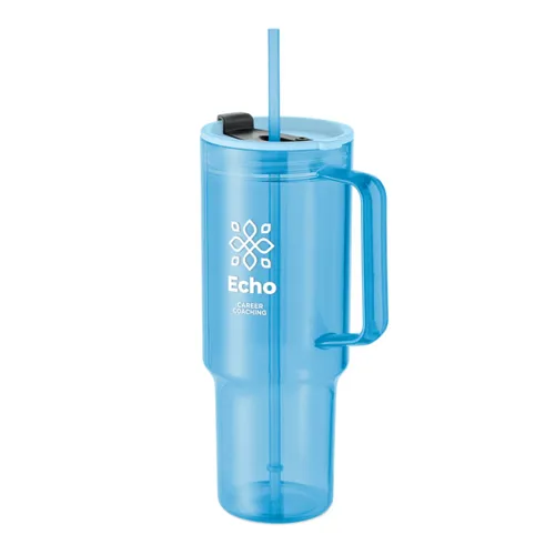MUGORA RPET pohár 1200 ml Áttetsző Világoskék 