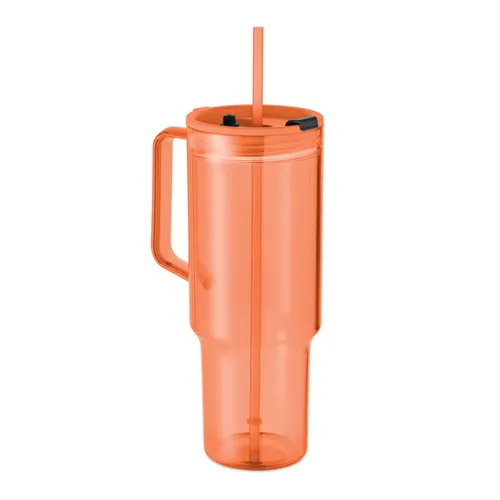 MUGORA RPET pohár 1200 ml Áttetsző Narancssárga 