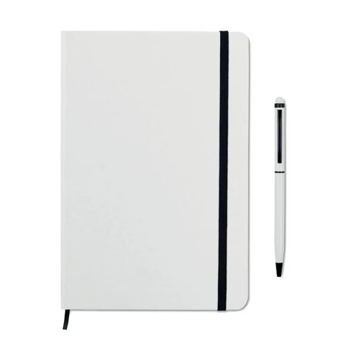 NEILO SET A5 notebook w/stylus 72 lined white 